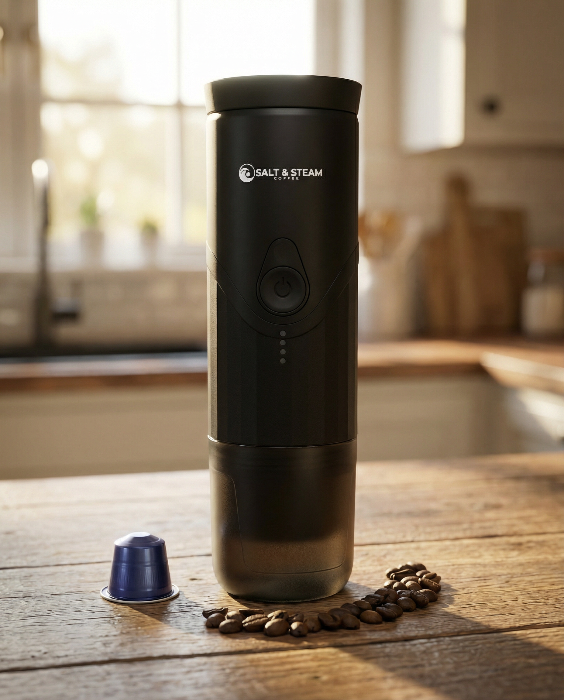 Salt & Steam Espresso Maker