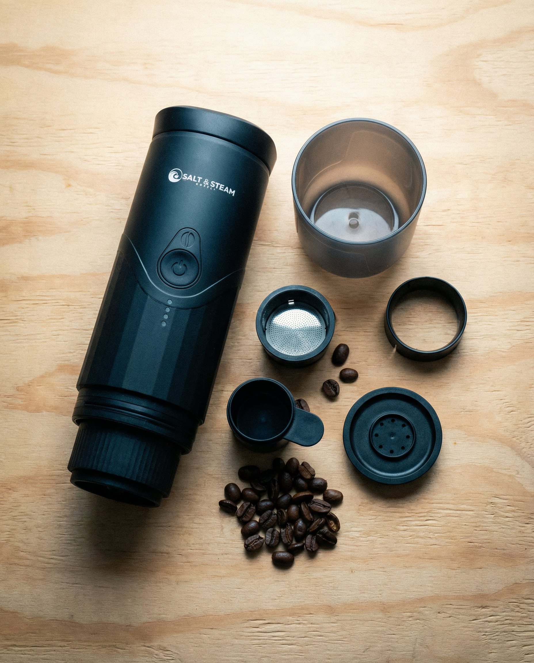 Salt & Steam Espresso Maker